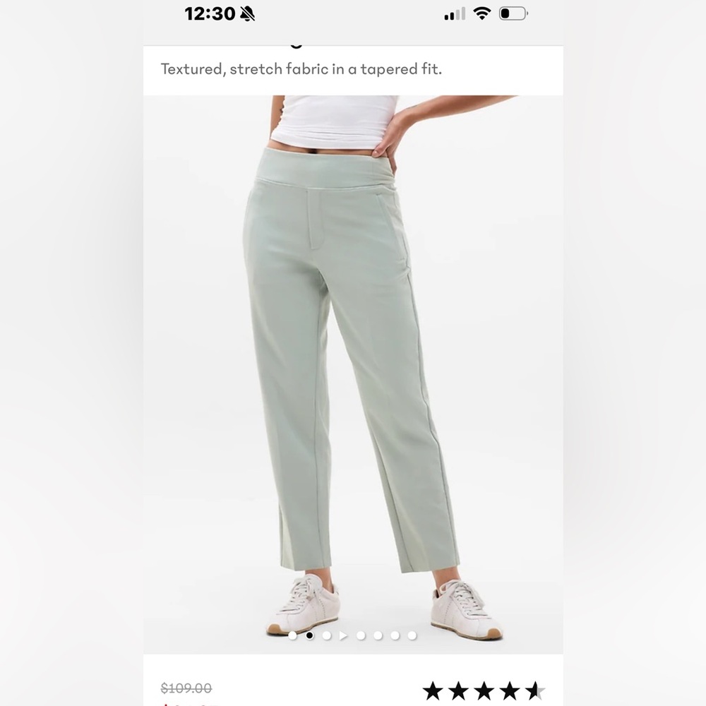 Turquoise Green Athleta “Endless High Waist Pant”